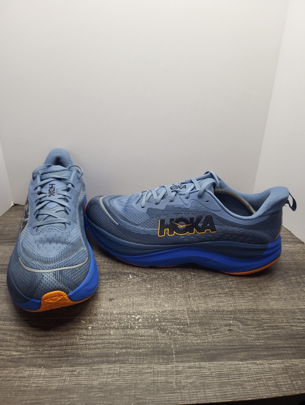 Hoka One Skyflow Downpour / Thunder Cloud Running Shoes Men's Size 12.5 D